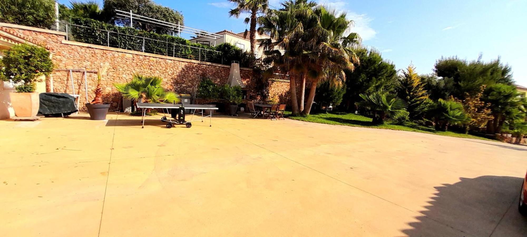 havre de paix dans jardin méditerranéen Bouzigues Extérieur photo